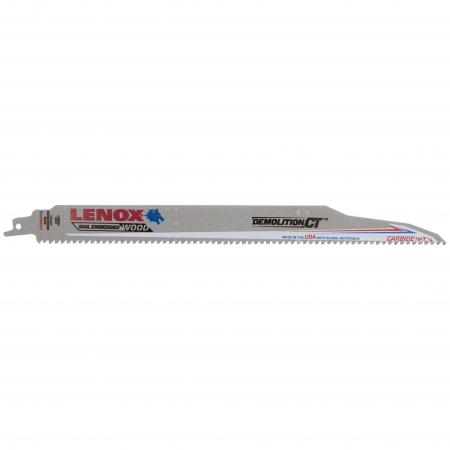 12" Demolition CT Bi-Metal Reciprocating Blade, 10 5-Packs (Nail-Embedded Wood)