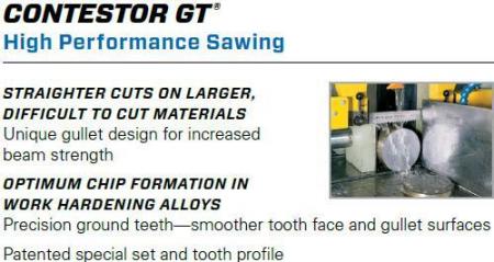 Welded to Length LENOX CONTESTOR GT Blade Material