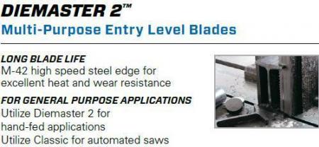 Welded to Length LENOX DIEMASTER 2 Blade Material
