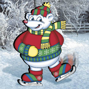 Skating Polar Bears