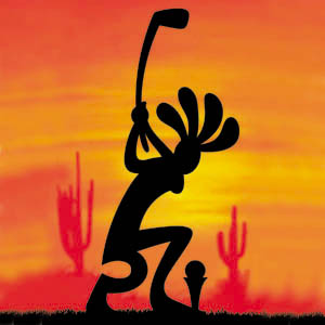 Golfin' Kokopelli
