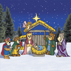 Bear-Y Holy Manger Set