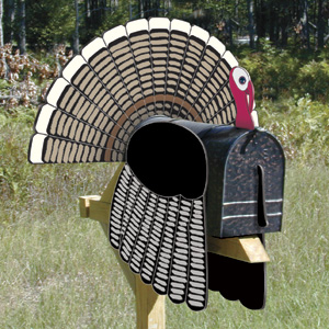 Turkey Mailbox Topper