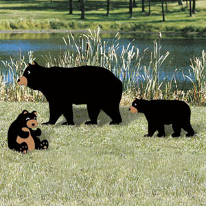 Painted Bear & Cubs