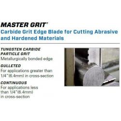 Welded to Length LENOX MASTER GRIT Blade Material