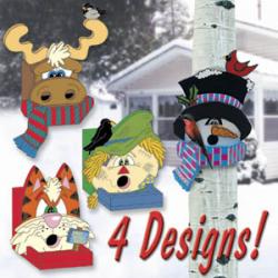 Snowman Bird Feeder/House