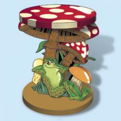 Mushroom Plant Stand