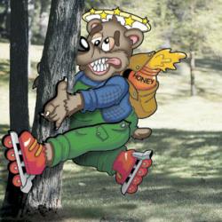 Rollerbladin' Bear Smash!