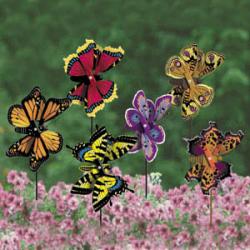 Beautiful Butterfly Whirligigs
