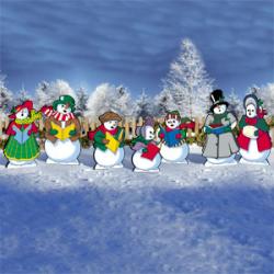Caroling Snowmen Set