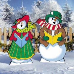 Caroling Snowcouple - Young