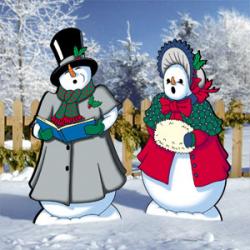 Caroling Snowcouple - Senior