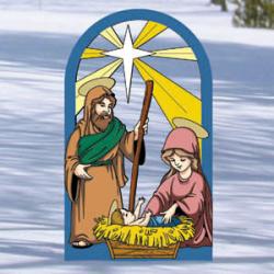 Arched Nativity - Holy Family