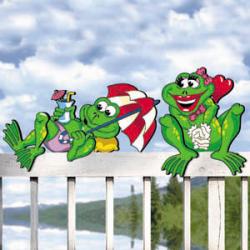 Frog Fence Sitters