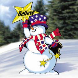 Believe Snowman