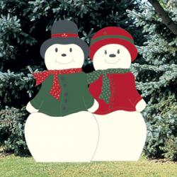 Mama & Papa Snowman Set