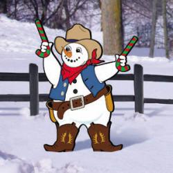 Western Snowman