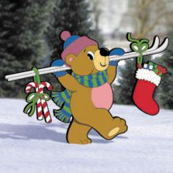 Bear-Y Happy Skier