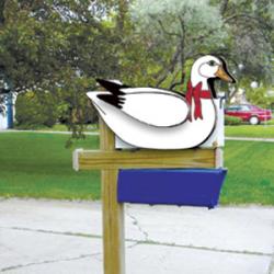 Layered Goose Mailbox Topper