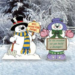 Snowgirl And Boy Set